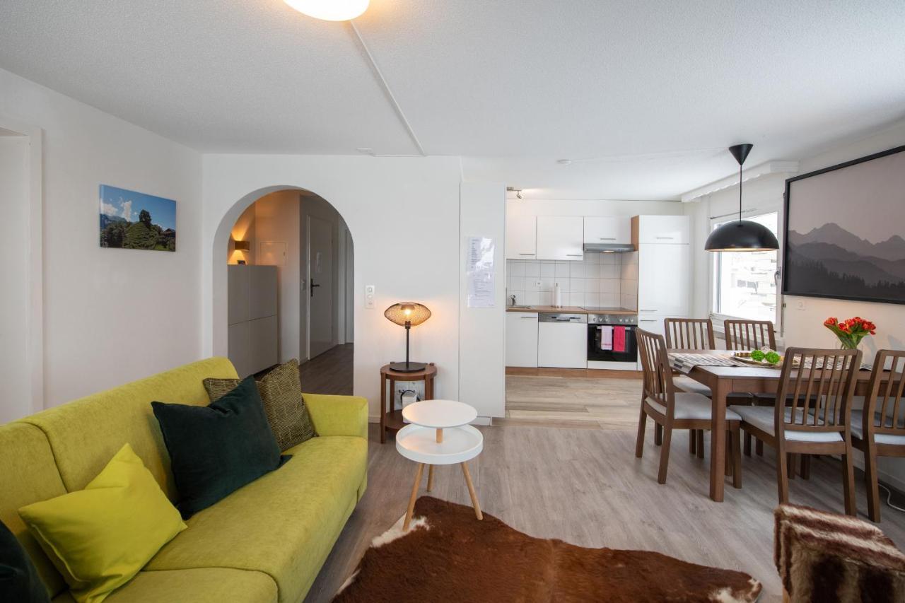 Agrimonia - Moebilierte Ferienwohnung Mit Balkon Davos Extérieur photo