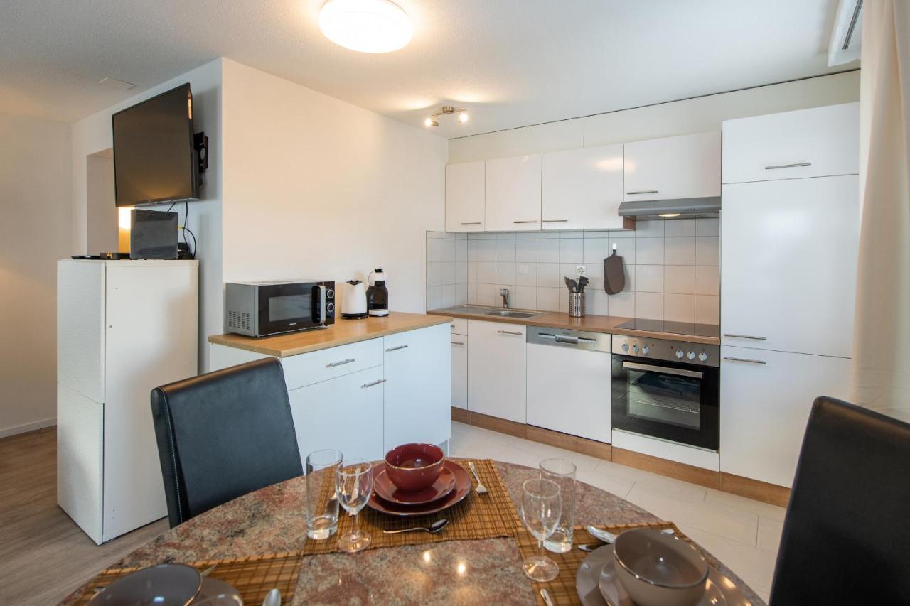 Agrimonia - Moebilierte Ferienwohnung Mit Balkon Davos Extérieur photo
