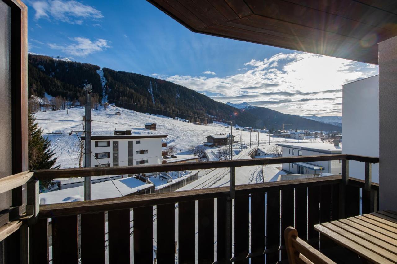 Agrimonia - Moebilierte Ferienwohnung Mit Balkon Davos Extérieur photo