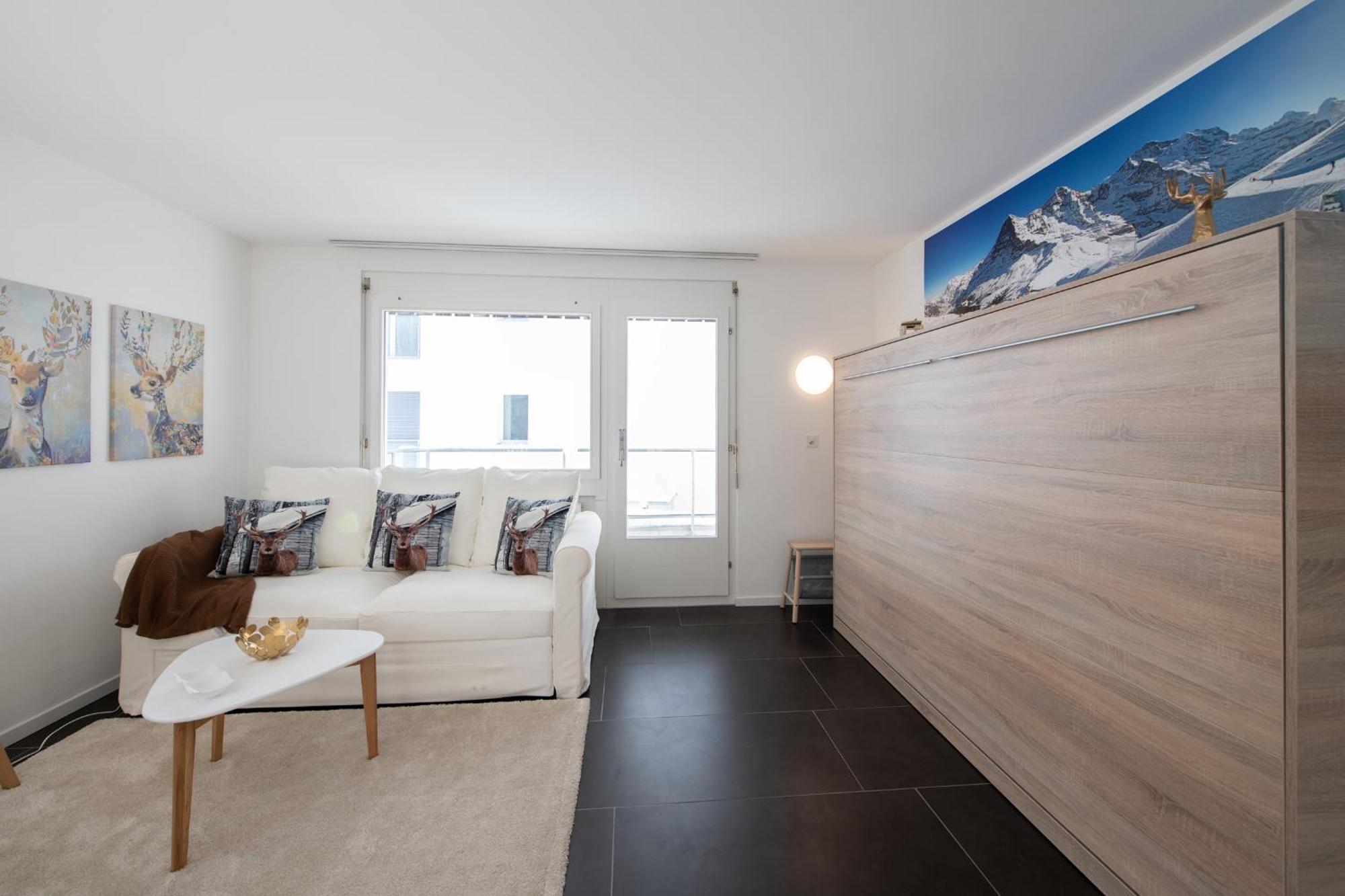 Agrimonia - Moebilierte Ferienwohnung Mit Balkon Davos Extérieur photo